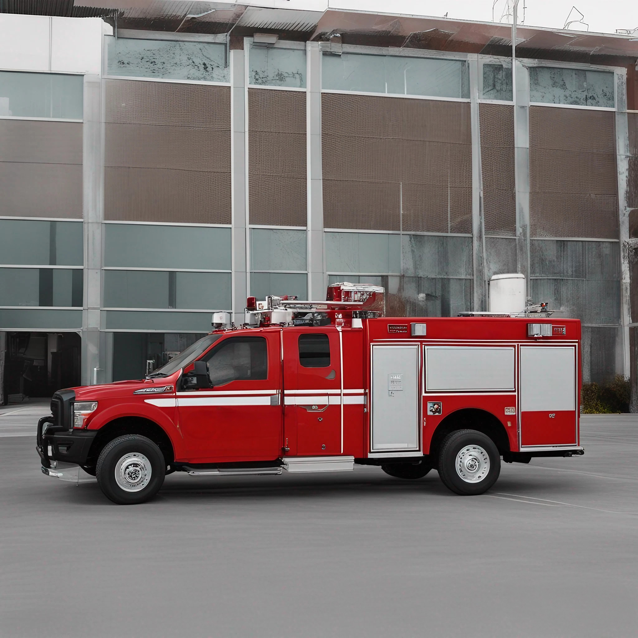 Fire Rescue Vehicle - Red - Urban