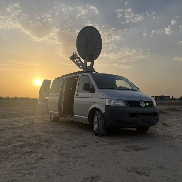 Van - Mobile Communication Vehicle - Satellite - Desert
