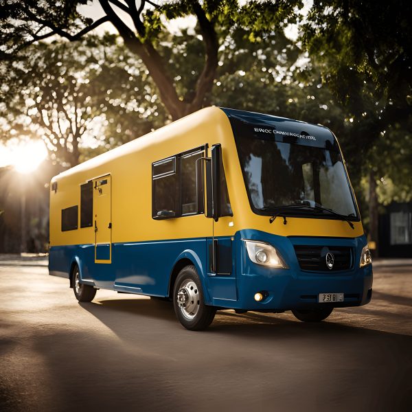 Mobile School - Yellow-Blue - Rural