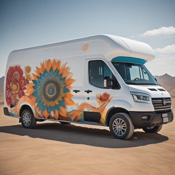 Mobile Vaccine Vehicle - Colorful Decal - Desert