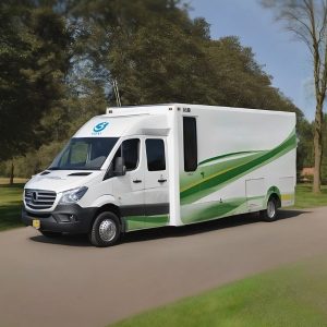Vision Medical Vehicle - Withe-Green - Rural
