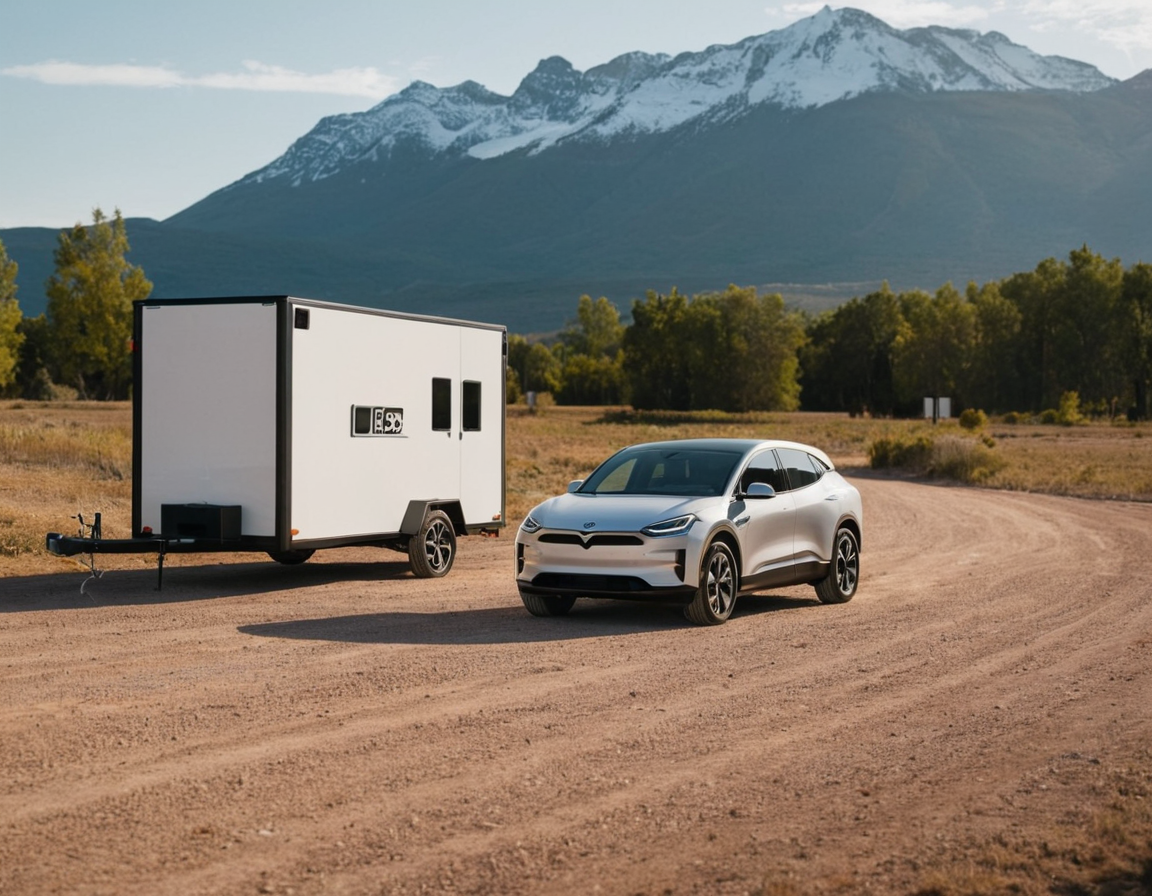 Mobile EV Charging Trailer in Remote